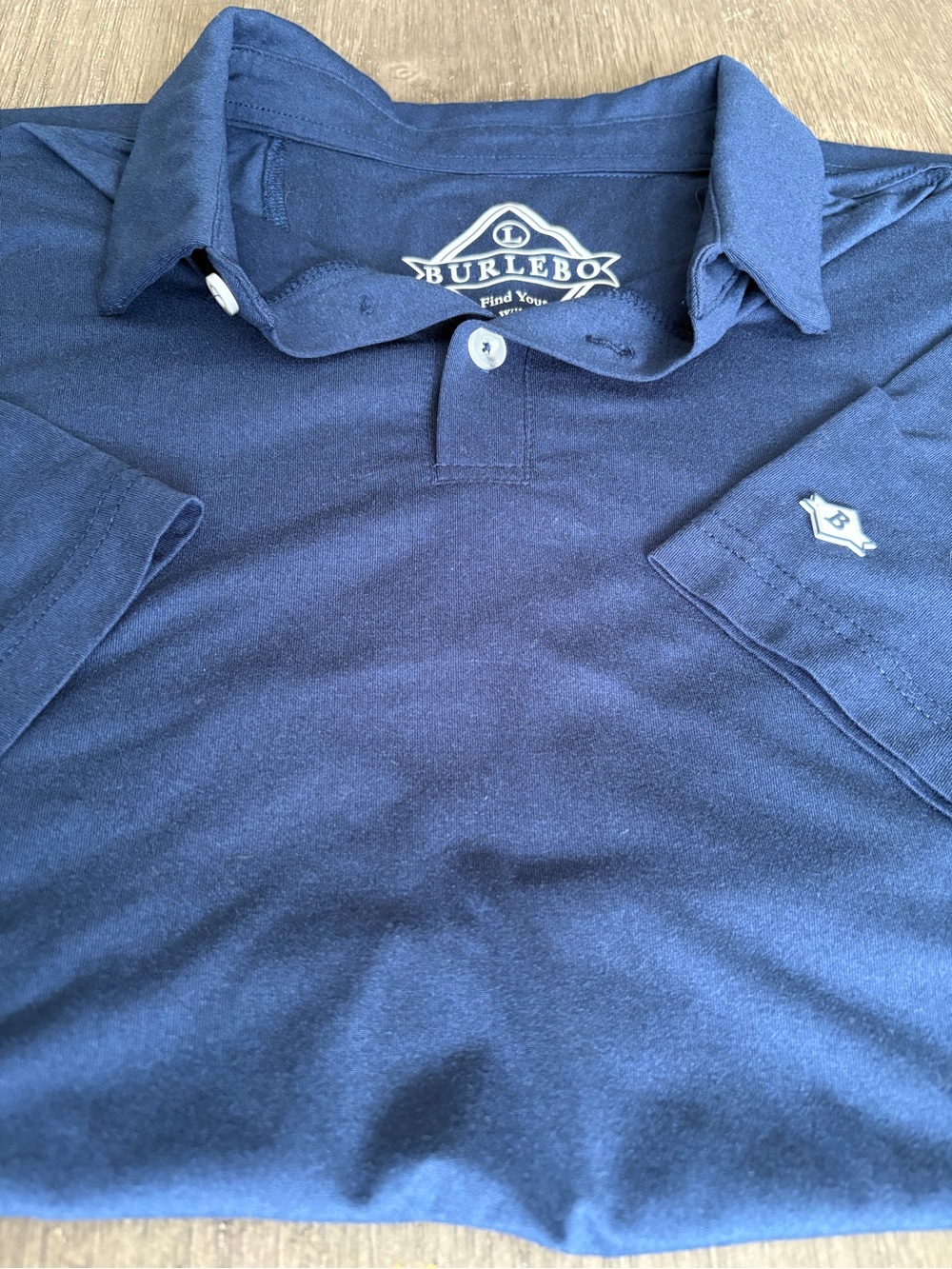 BURLEBO Men's Polo Shirt - Navy